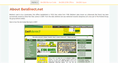 Desktop Screenshot of betdirect.net